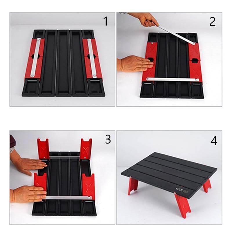 Mini Black Foldable Outdoor Table | Bowlift