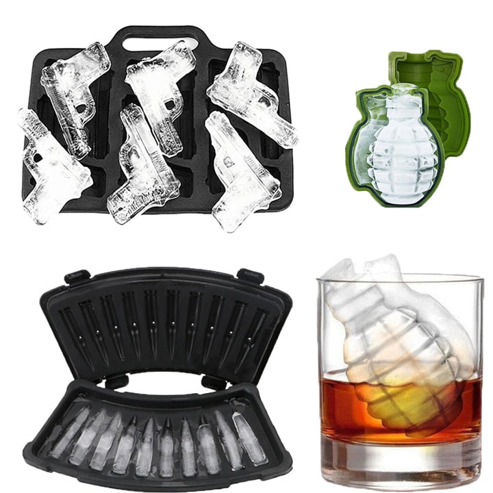 3D Gothic Skull Ice Cube Maker | Bowlift
