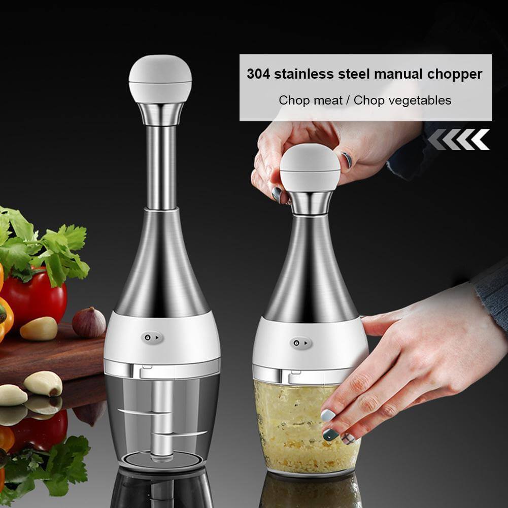 BowLift | Stainless Steel Quick Garlic Vegetable Chopper