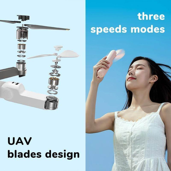 Rechargeable Portable Handheld Foldable Mini Fan | Bowlift