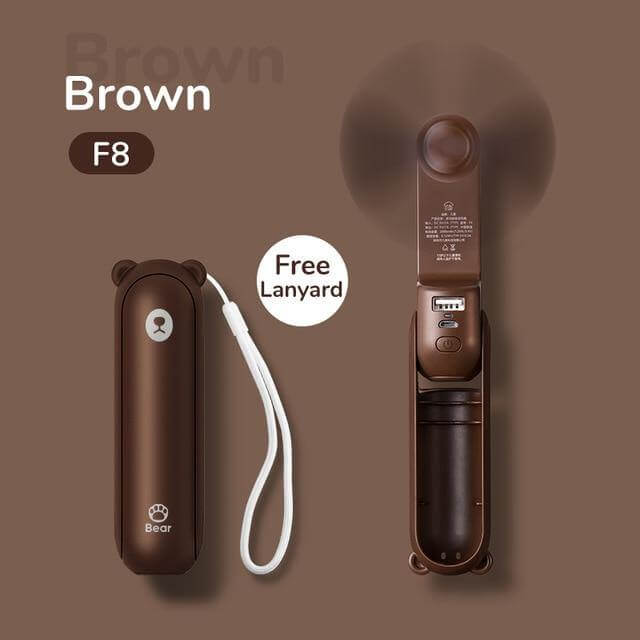 Rechargeable Portable Handheld Foldable Mini Fan | Bowlift