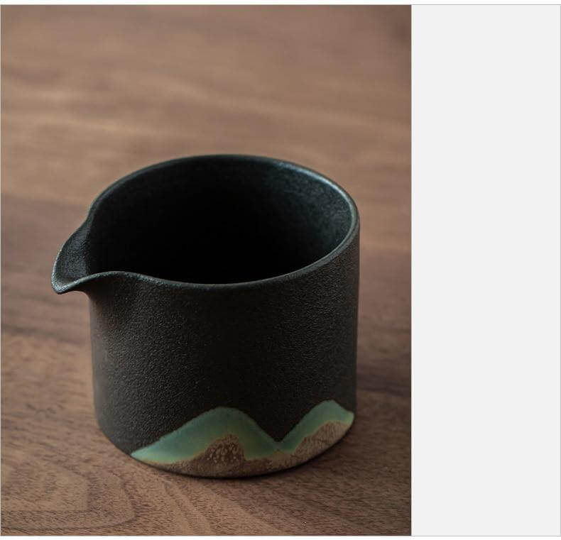 BowLift | Portable Travel Ceramic Mountain Teapot With 3 Cups