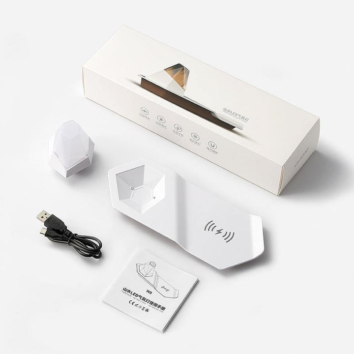BowLift | 2in1 Diamond LED Night Light Wireless Charger