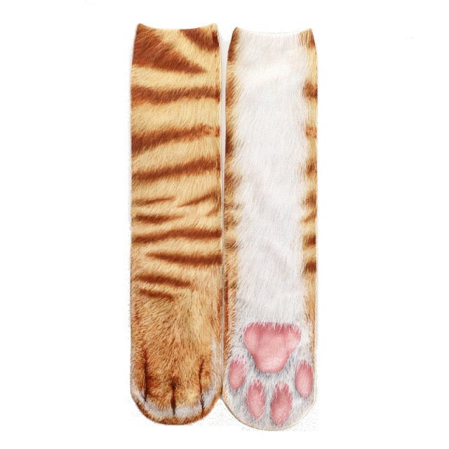 BowLift | Cat Paw 3D Printed Unisex Socks