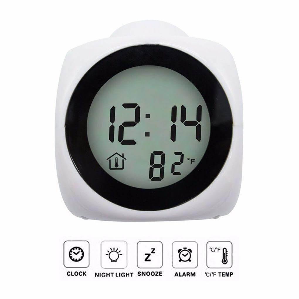 LCD Projection Display Digital Alarm Clock | Bowlift