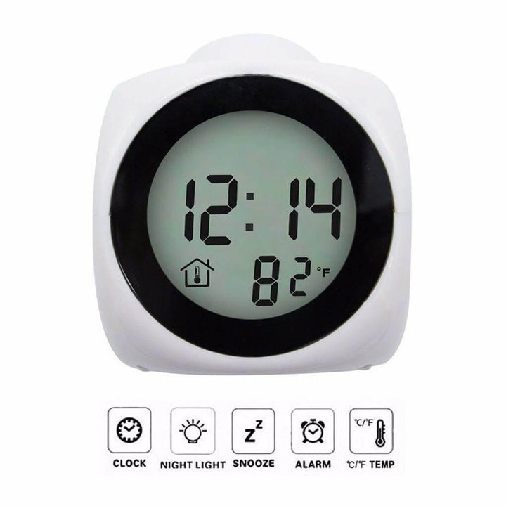 LCD Projection Display Digital Alarm Clock | Bowlift
