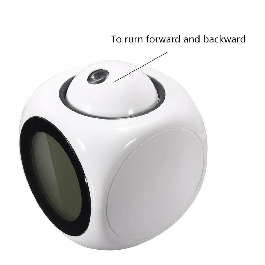 LCD Projection Display Digital Alarm Clock | Bowlift
