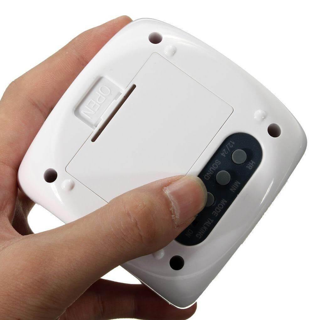 LCD Projection Display Digital Alarm Clock | Bowlift