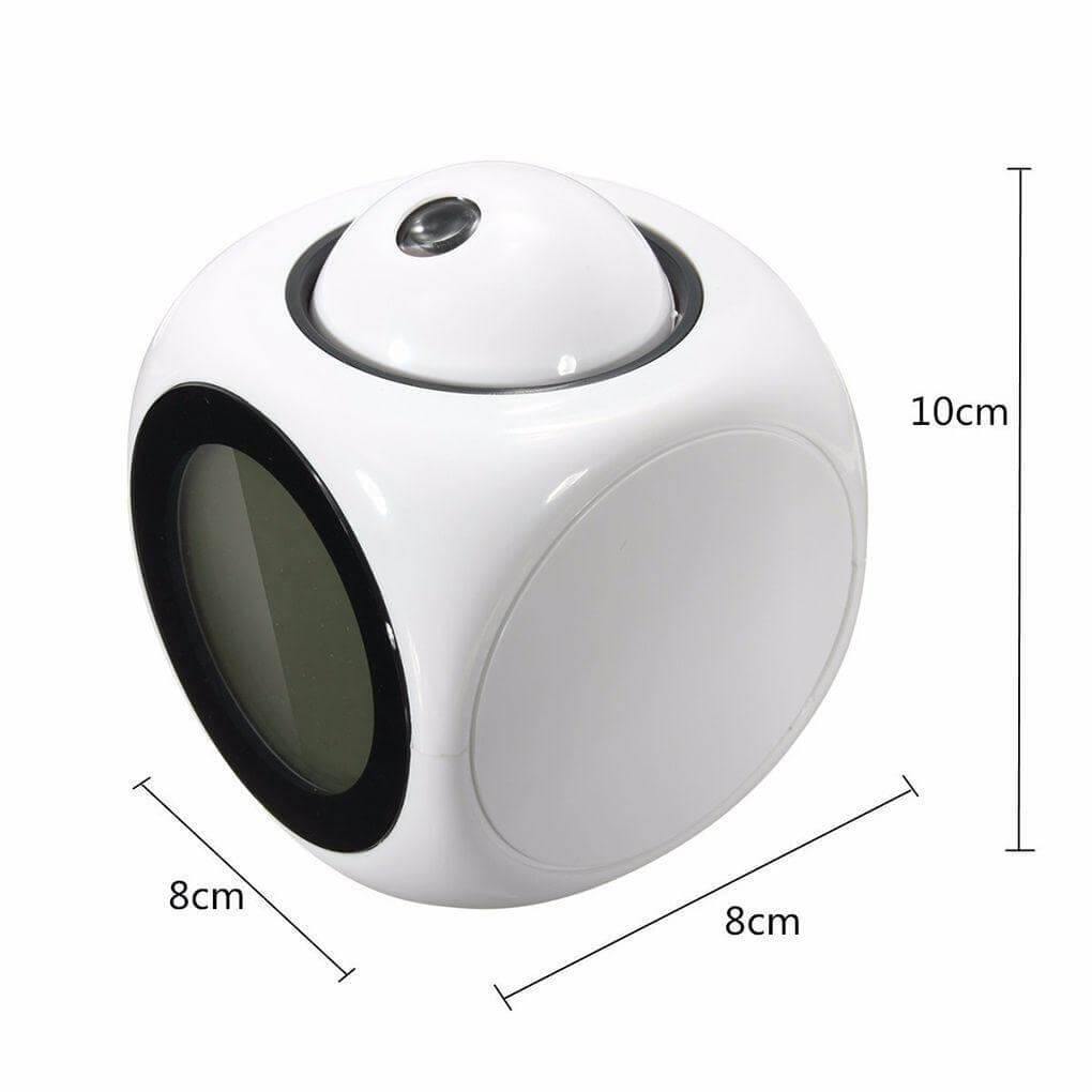 LCD Projection Display Digital Alarm Clock | Bowlift