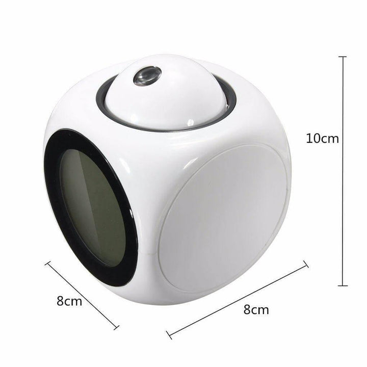 LCD Projection Display Digital Alarm Clock | Bowlift