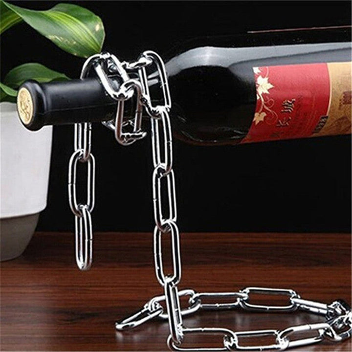Hanging Magic Metal Wine Holder | Bowlift