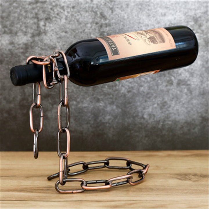 Hanging Magic Metal Wine Holder | Bowlift