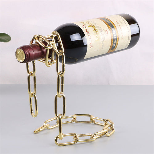 Hanging Magic Metal Wine Holder | Bowlift