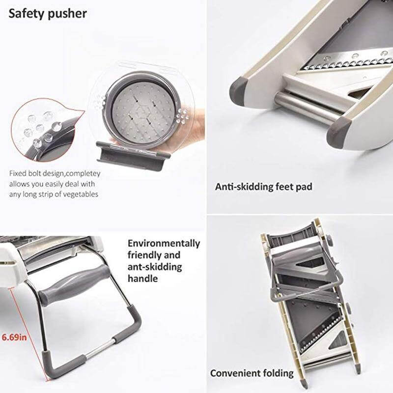 BowLift | Adjustable Stainless Steel Manual Vegetable Slicer Cutter