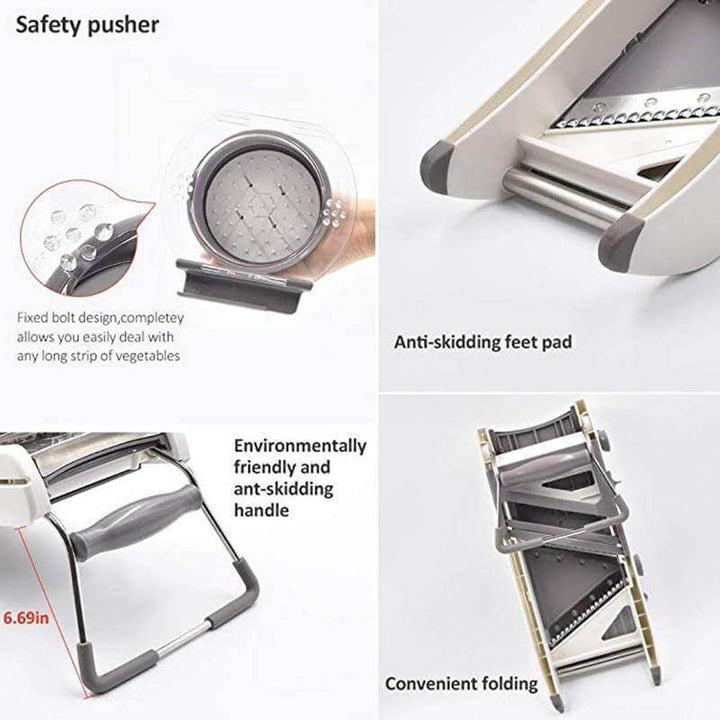 BowLift | Adjustable Stainless Steel Manual Vegetable Slicer Cutter