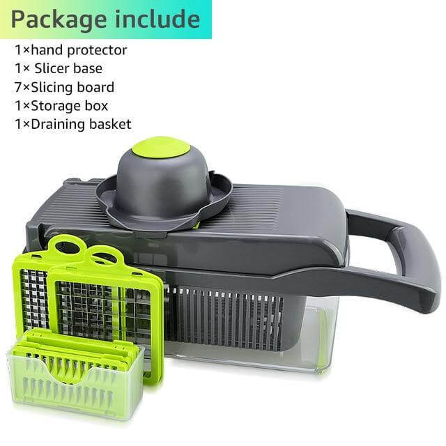 BowLift | 6 Blades Veggie Fruit Slicer with Box
