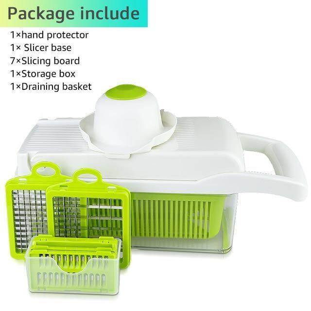 BowLift | 6 Blades Veggie Fruit Slicer with Box