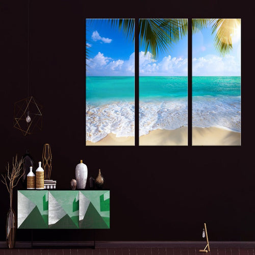 Green Sea - Canvas Wall Art Painting | Bowlift