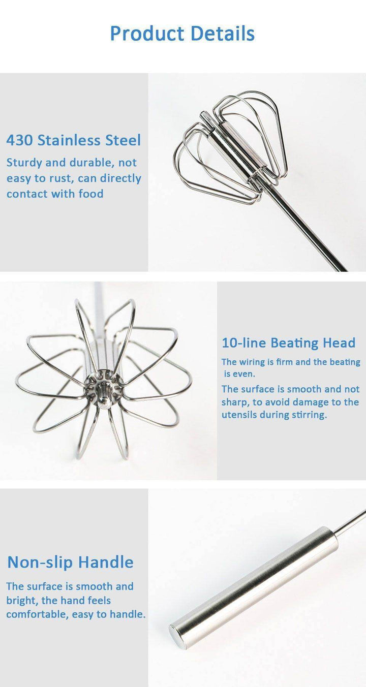 BowLift | Stainless Steel Easy Stirrer Whisk