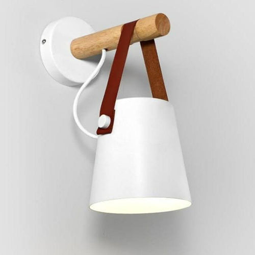 BowLift | Wooden Nordic Wall Lamp – Minimalist Hanging Light Fixture