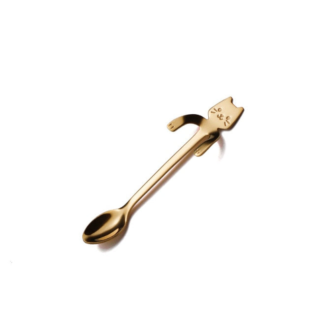 BowLift | Cute Cat Long Handle Tea Spoon