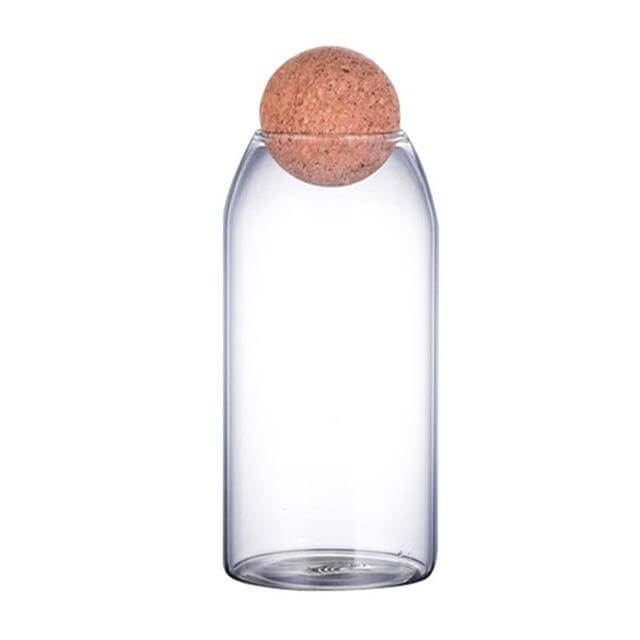 BowLift | Creative Glass Cork Storage Jar