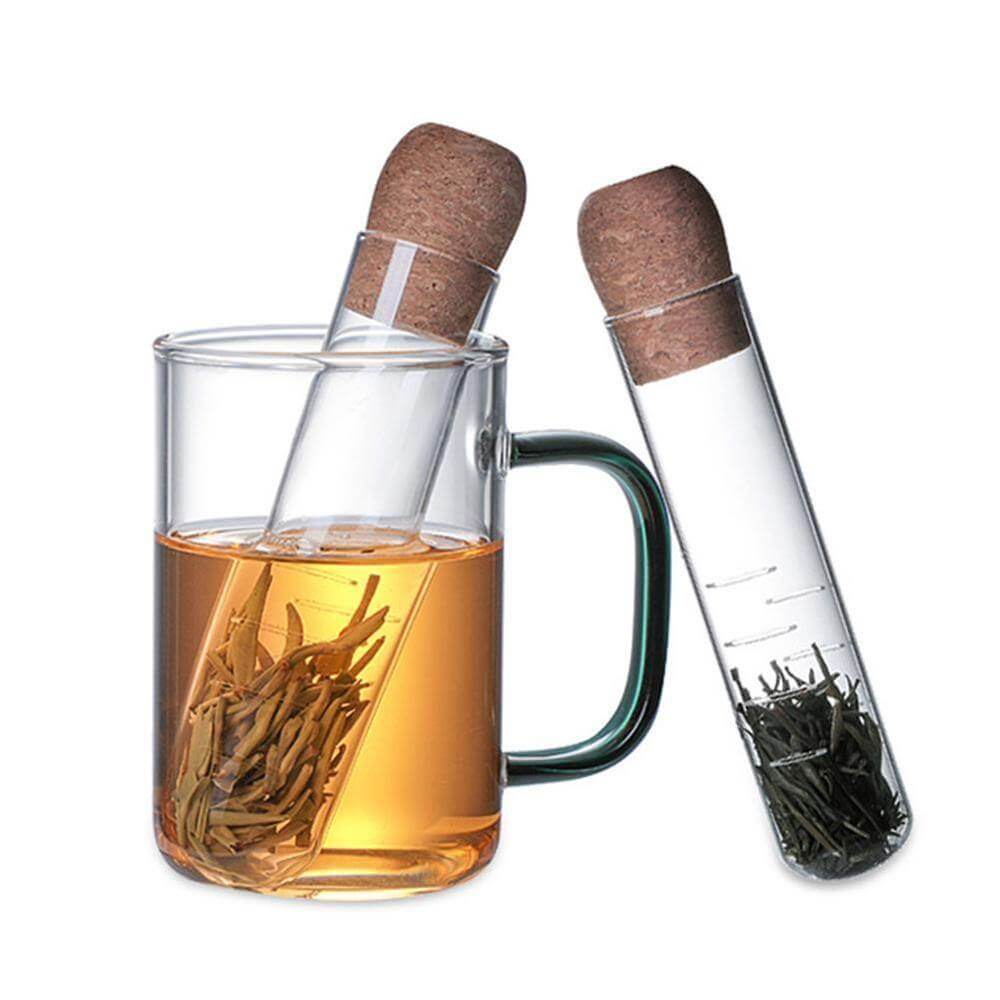 BowLift | Creative Pipe Glass Tea Infuser