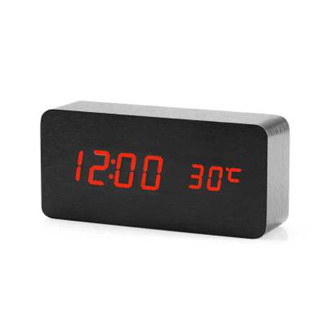 BowLift | VoiceRise - Nordic Digital LED Alarm Clock