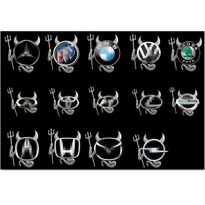 BowLift | 3D Funny Little Devil Demon Horns Sticker for Cars