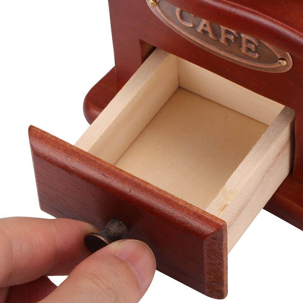 BowLift | Wooden Antique Manual Coffee Grinder