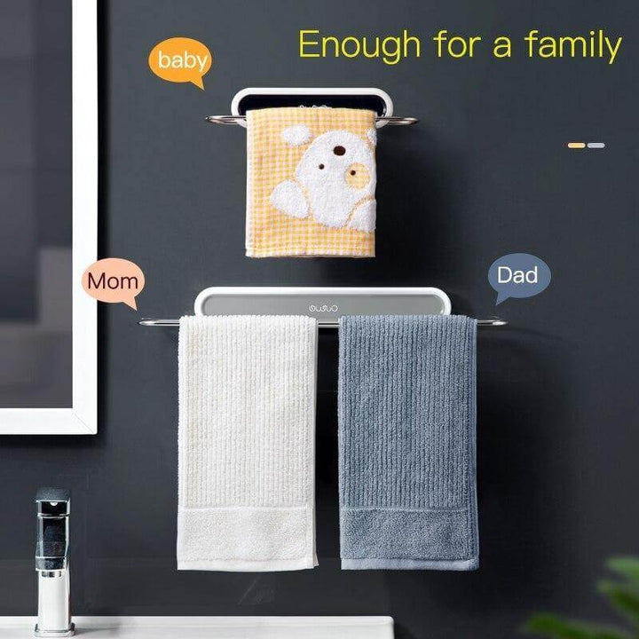 BowLift | Stainless Steel Wall-Mounted Foldable Towel Hanger