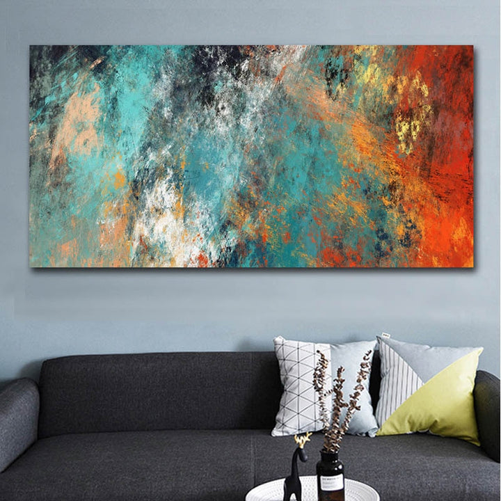 Abstract Cloud Colors - Canvas Wall Art Painting | Bowlift