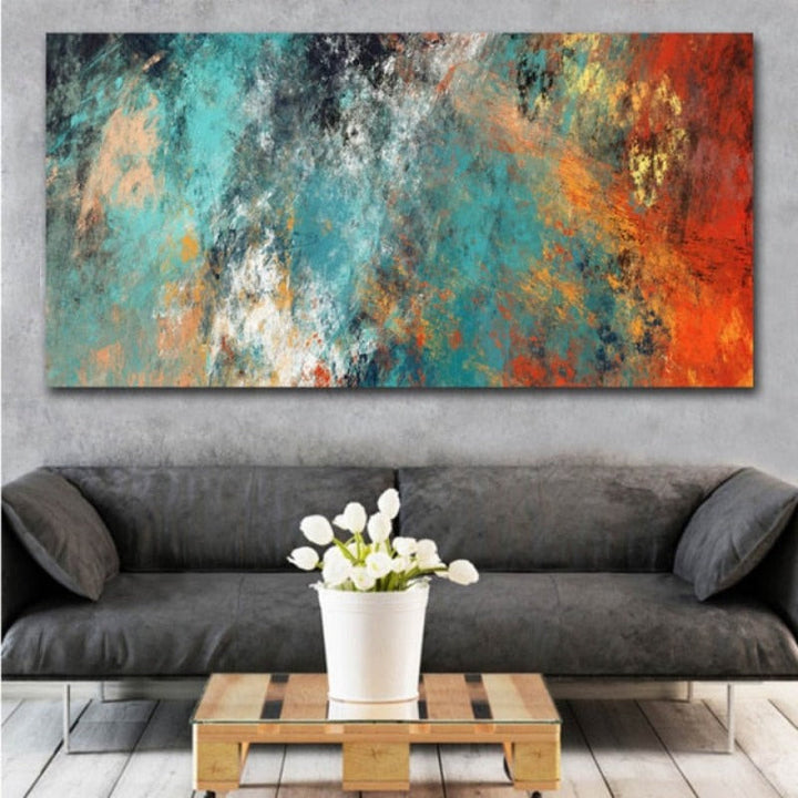 Abstract Cloud Colors - Canvas Wall Art Painting | Bowlift
