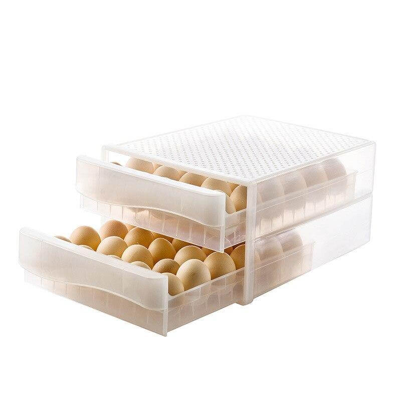 BowLift | Transparent Egg Storage Drawer Container