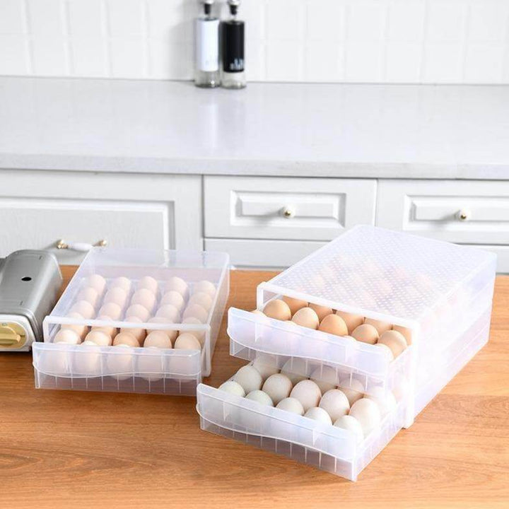 BowLift | Transparent Egg Storage Drawer Container