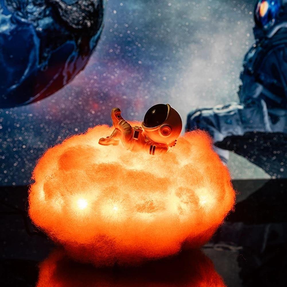 Astronaut Colorful Clouds Night Light | Bowlift
