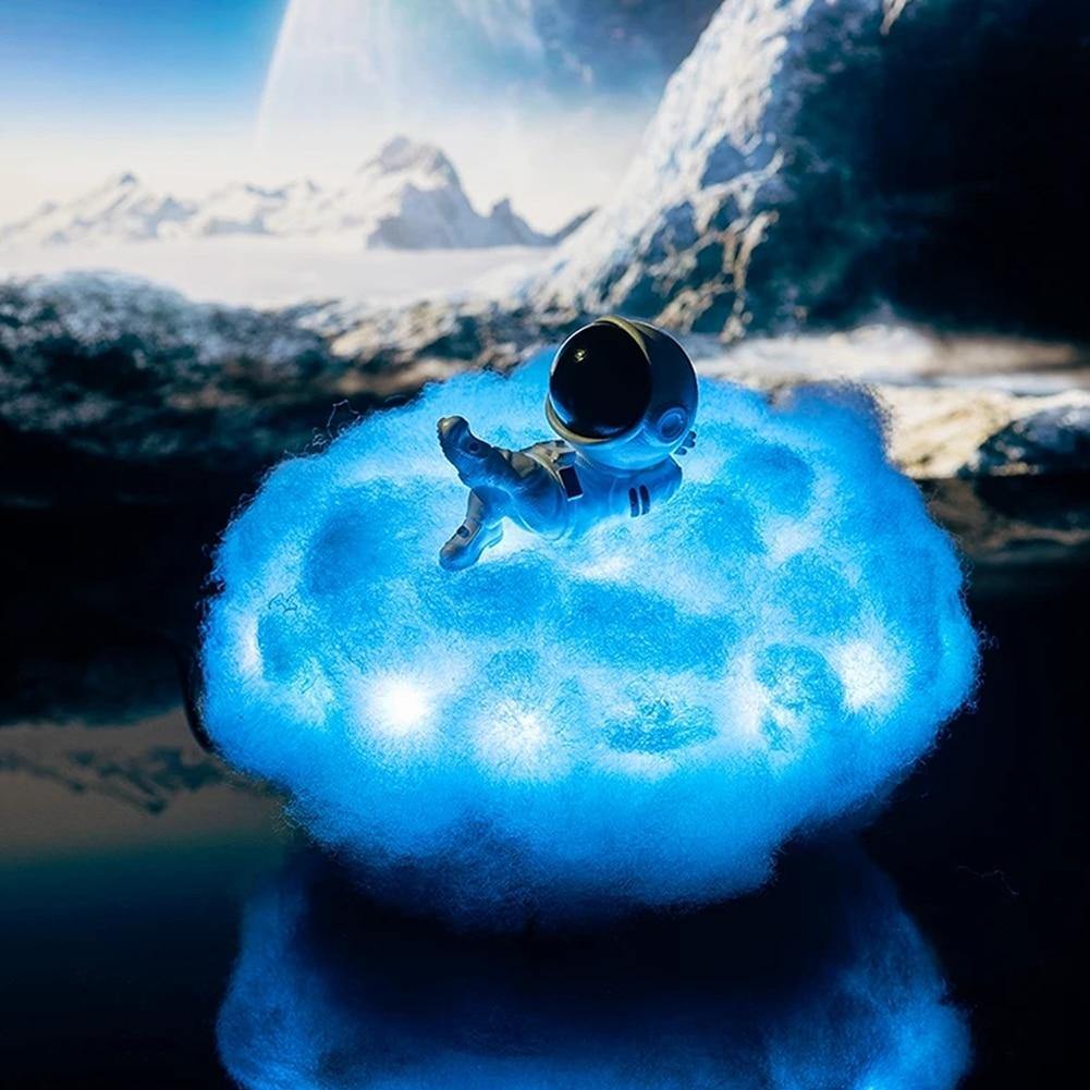 Astronaut Colorful Clouds Night Light | Bowlift