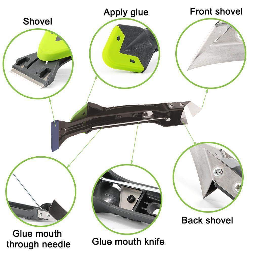 5in1 Silicone Remover Scraper Repair Tool | Bowlift