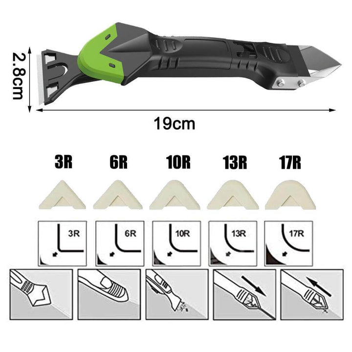 5in1 Silicone Remover Scraper Repair Tool | Bowlift
