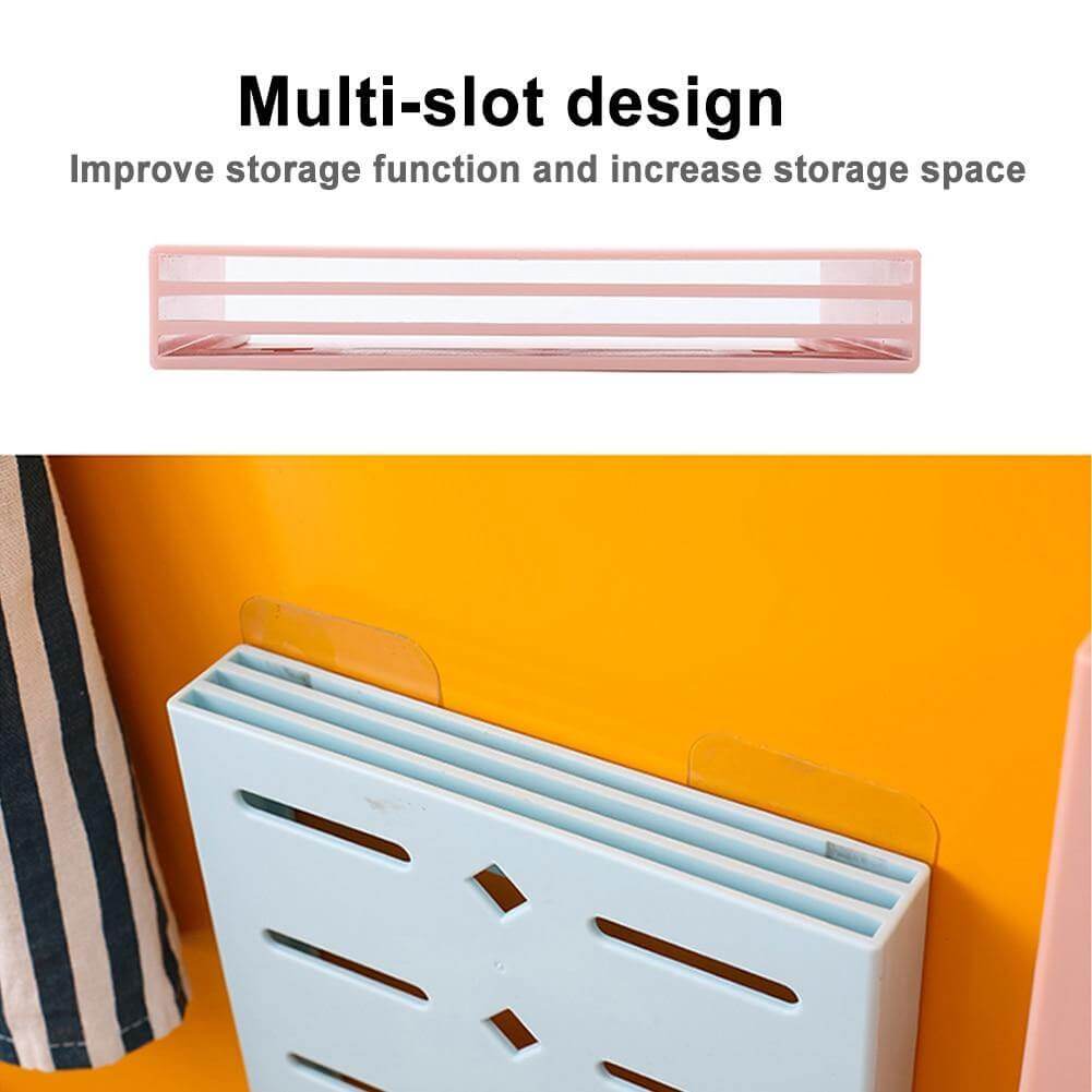 2PCS Square Pastel Mavi Wall-Mounted Knife Organizer | Bowlift