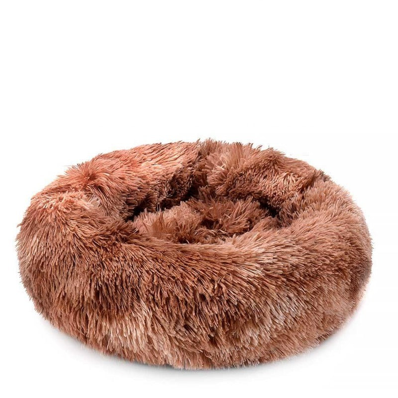 BowLift | Beef Rainbow Extra Plush Calming Donut Dog Beds