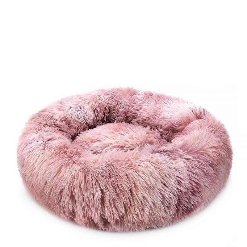 BowLift | Beef Rainbow Extra Plush Calming Donut Dog Beds