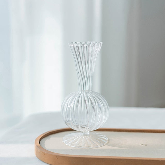 BowLift | Petal-Textured-Glass Accents & Vases