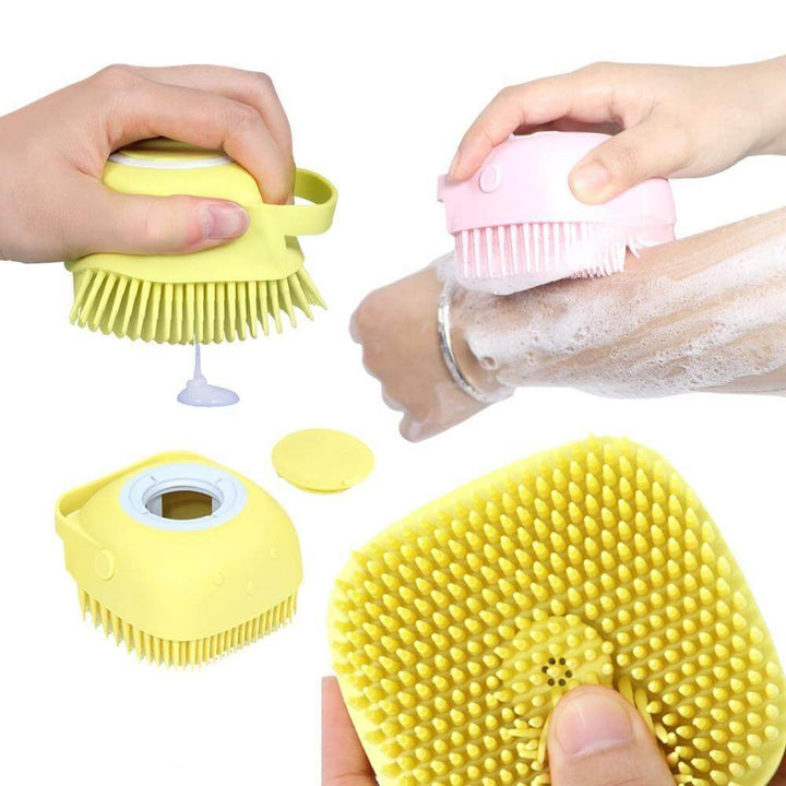 Bathing Brush Shampoo Dispenser | Bowlift