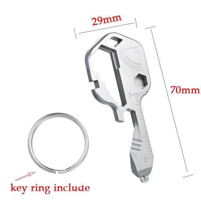 24 in 1 EDC Key Shaped Pocket Tool | Bowlift