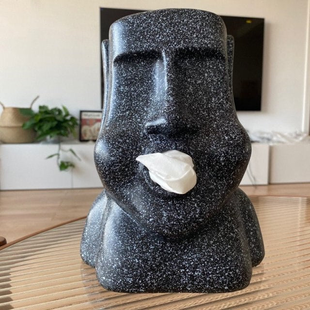 Stone Statue Tissue Box | Bowlift