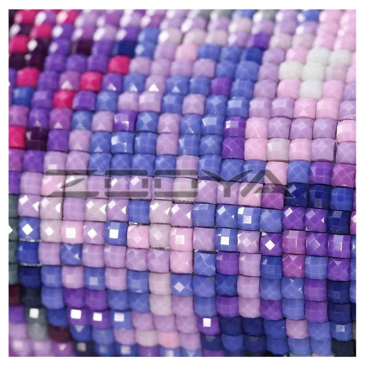 Purple Flowers - GemPaint Kit | Bowlift