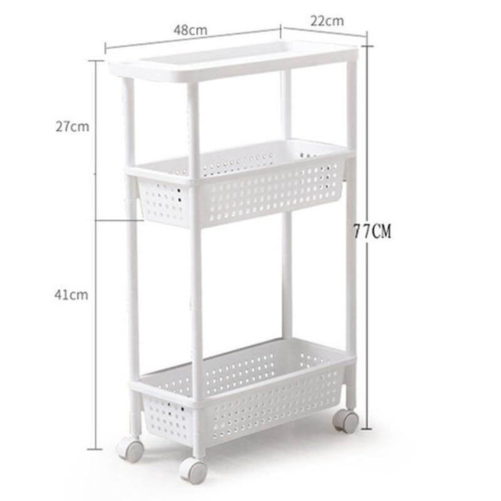 BowLift | Space-Saving Movable Slim Kitchen Storage Rack