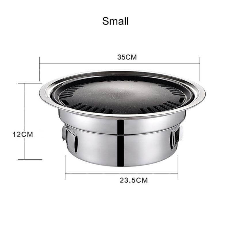Portable Korean Style Stainless Steel Charcoal Camping Grill | Bowlift