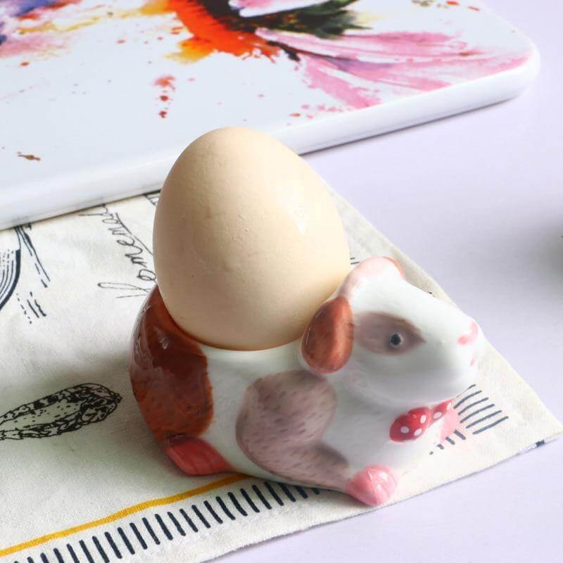 BowLift | 2Pcs Cute Animal Ceramic Breakfast Egg Holder